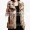 Europe and the United States the new imitation raccoon fur fur vest special women's new long faux fox fur vest