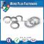 Taiwan Stainless Steel 18-8 Copper Brass Aluminum Brass Double Spring Washer Conical Lock Washer Standard Spring Washer
