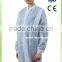 Hubei disposable SMS nonwoven lab coat with knitted neckline