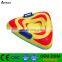 CMYK printing inflatable triangle ski board inflatable snow board inflatable ski tube