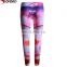 Custom sublimation prited polyester ladies sexi fitness leggings yoga wear