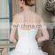 New Collected Simple Beaded Open back Sweetheart Neckline Organza  Wedding Dress Bridal
