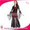 Deluxe Vampire Fancy Dress Costume Hen Night Party Cloth Halloween Skull For Cosplay