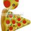Giant Inflatable Pizza Slice Swimming Pool Float Raft with Cup Holders