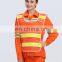 Fabric for reflective vests , orange reflective fabric