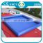 Top quality PVC inflatable float pool rental for hand boat