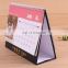 China Manufacture Stand Up Table Calendar Planner Custom Desk Calendar Stand