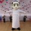 Adult sizes customized cartoon character arabian boy mascot costume for sale