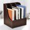 Pu Leather File Holder Retro Office Supplies File Box Office Supplies File Box Magazine Display Stand-A