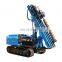 Ramming pile driver hammer that can install solar piles up to 5.1m high