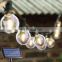 New-selling  G40 Solar Led Garden Light Outdoor String Lights with 3W Solar Panel
