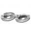 Front+Rear Rotors Metallic Pads For 2006 2007 - 2010 Grand Cherokee Commander 52089269AB