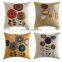 custom Durable Cotton Linen Square Decorative Throw Pillows Cushion Covers