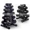 Adjustable Dumbbell Lbs Fitness Environmental Protection Rubber Coated Hexagonal Dumbbell