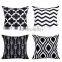 Square Decorative Throw Pillow Cases Outdoor Cushion Covers 18 X 18 for Sofa Bedroom