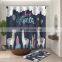 i@home eco friendly animals print alpaca digital custom cartoon bathroom shower curtain cactus