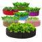 Non Woven Fabric Pots 5-Pack 5 7 10 20 100 Gallon Garden Pots Felt Plant Growing Bags