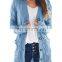 Hot Casual Solid Color Twist Button Jacket Cardigan Sweater For Women