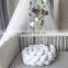 Stock Fashionable Handmade Knot Baby Nest Pillow Newborn Crib Bumper