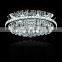 lampadari moderni Crystal modern round Led ceiling lights for hotel