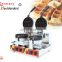 Commercial rotary  waffle maker bakery kitchen equipment waffle iron electric mini waffle maker machine