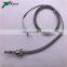 Spring probe leading temperature sensor K Type thermocouple in wire length 1m