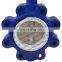 Bundor PN16 PTFE lined 4 aluminium handle pn16 lug wafer butterfly valve price list
