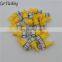 Carest Promotion T10 5 smd 1206 5led 5SMD Car signal LED Light 194 168 192 W5W 3020 12v yellow Wedge Lighting door lamp