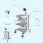 Small Medical Stretcher Cart 3 Layer Equipment Trolley for hospital use