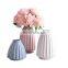 Simple and modern Macron color origami ceramic vase floral ornaments