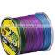 Factory direct sale colorful 8 strands pe braided carp fishing line 300m Polyethylene Braided Wire Fishing line