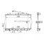 25310-22050 aluminum auto radiator for HYUNDAI radiator from China radiator factory with good quality