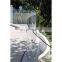 Decking glass balcony railing design with aluminum balcony stair mounted aluminum U channel