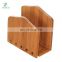 Expandable Paper Towel and Napkin Holder Bamboo For Large and Small Napkins Storage Dispenser