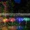 4 In 1 Outdoor Solar Led Fiber Optic Flower Jellyfish Light Led Fiber Optic Lights Decoration Lamp For Garden