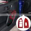12-20 For Toyota 86/Subaru BRZ Glass Lifting Frame Real Carbon Fiber 2-Piece Set (Red)