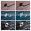 Black Bathroom accessory 3M self adhesive single towel bar holder for kitchen metal