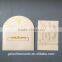 2015 currently flocking Wedding cards with buckle -- EA182