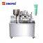 Semi Automatic Plastic soft toothpaste Tube Filling Sealing Machine for cosmetics