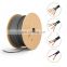 2 core 0.1mm2 tinsel cable pvc jacket flat cable 2 copper core waterproof cable