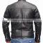 2021 model new style most popular black leather winter jacket for men