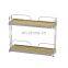 2 Tier Bathroom Countertop Organizer  Standing Rack Cosmetic Holder  Vanity Organizer Storage
