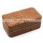 custom modern made in china luxury spanish cedar wooden shelves Leather travel Cigar case humidor