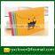 School stationery plastic hook and loop closure coloerful document bag