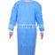 Medical SMS Non-woven EN13975 reinforced sterile surgical gown