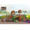 Wooden newest design outdoor slide kids playground children equipments