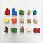 Lilliputian wooden chess pieces