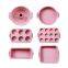 Kitchen Accessories Home and Kitchen Cookware Sets Silicone Mold Baking Utensils Home Gadgets Muffin Cupcake Silicone Cake Mold Set