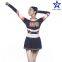China Factory OEM Cheer Costumes Custom Rhinestones Long Sleeve Cheerleading Uniforms For Women