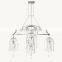 Decorative black gold modern luxury dining room kitchen restaurant glass chandeliers and hanging lamps Chandelier